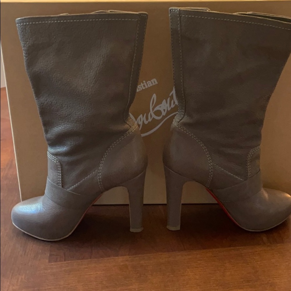 Christian Louboutin  flanavec 120 boots, taupe - Picture 3 of 12